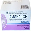 Аминалон табл. п.о. 250мг N50