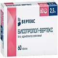 Бисопролол-ВЕРТЕКС табл п/о плен 2,5 мг х60