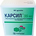 Карсил,др,35мг,N 80