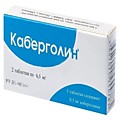 КАБЕРГОЛИН 0,0005 N2 ТАБЛ